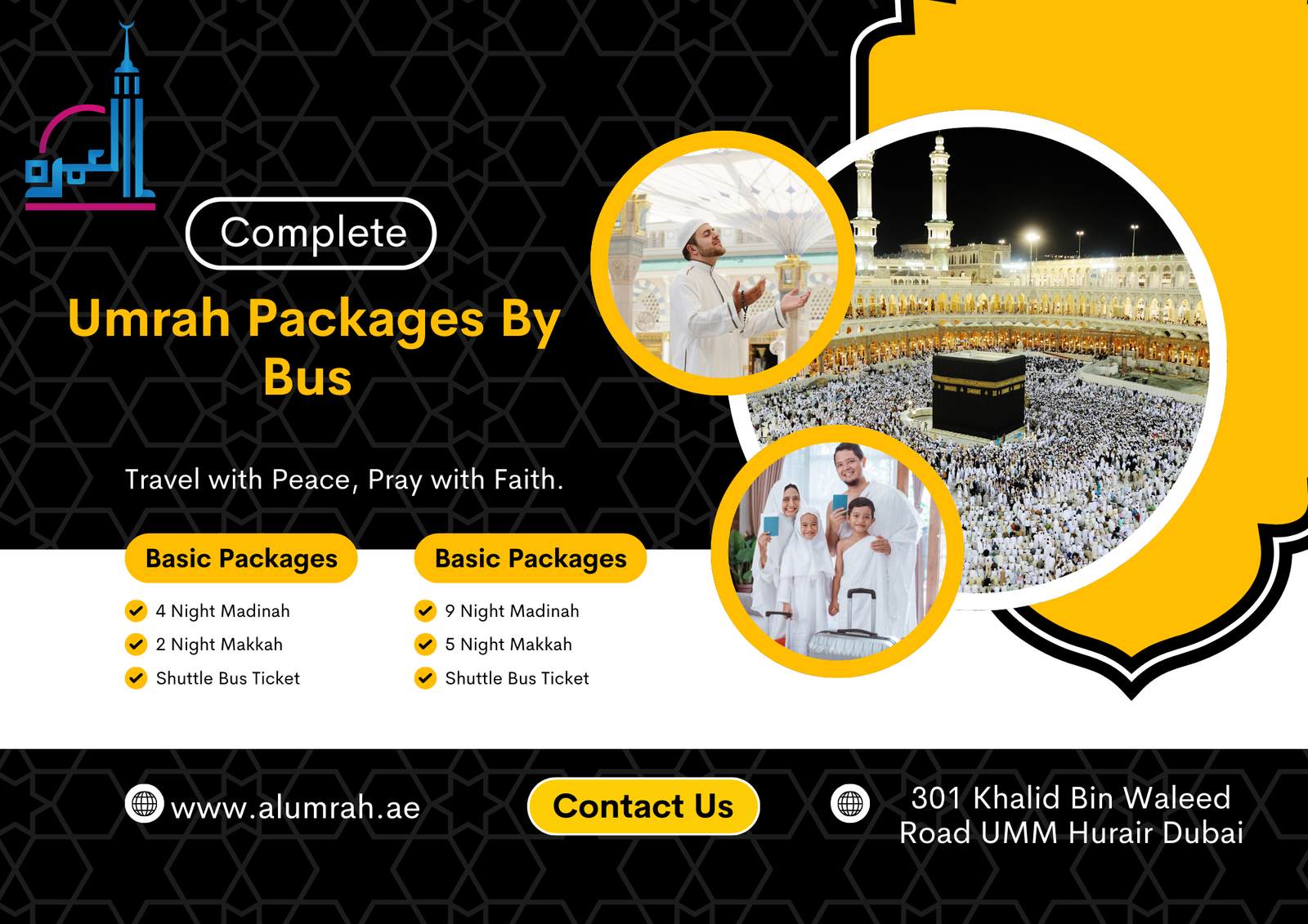 Umrah Package By Bus From Dubai